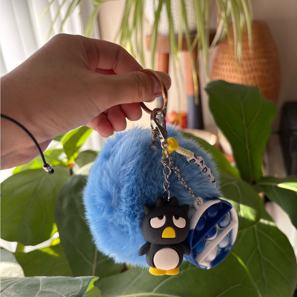 Badtz Maru Big pompom Keychain